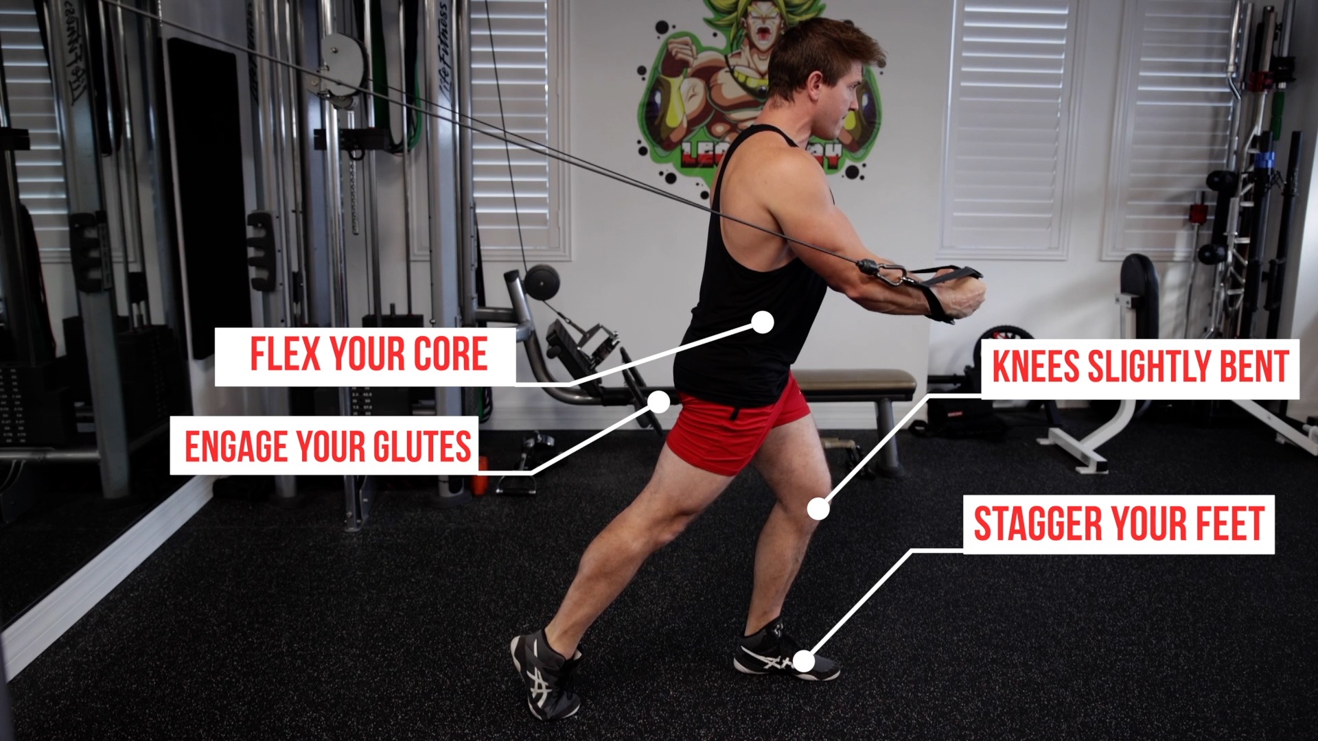 Standing High to Low Cable Fly: Video Exercise Guide & Tips